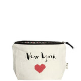 New York Heart Pouch, Cream