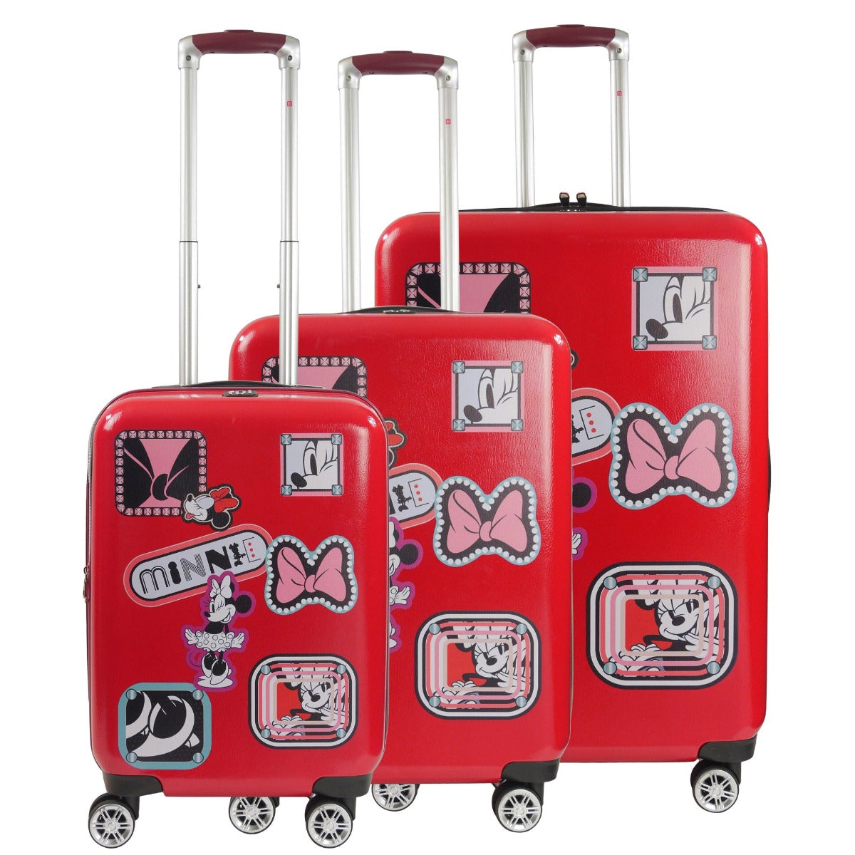 Disney Minnie Mouse Travel Patch 3 pc Luggage Set