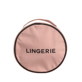 Round Lingerie Case, Pink/Blush