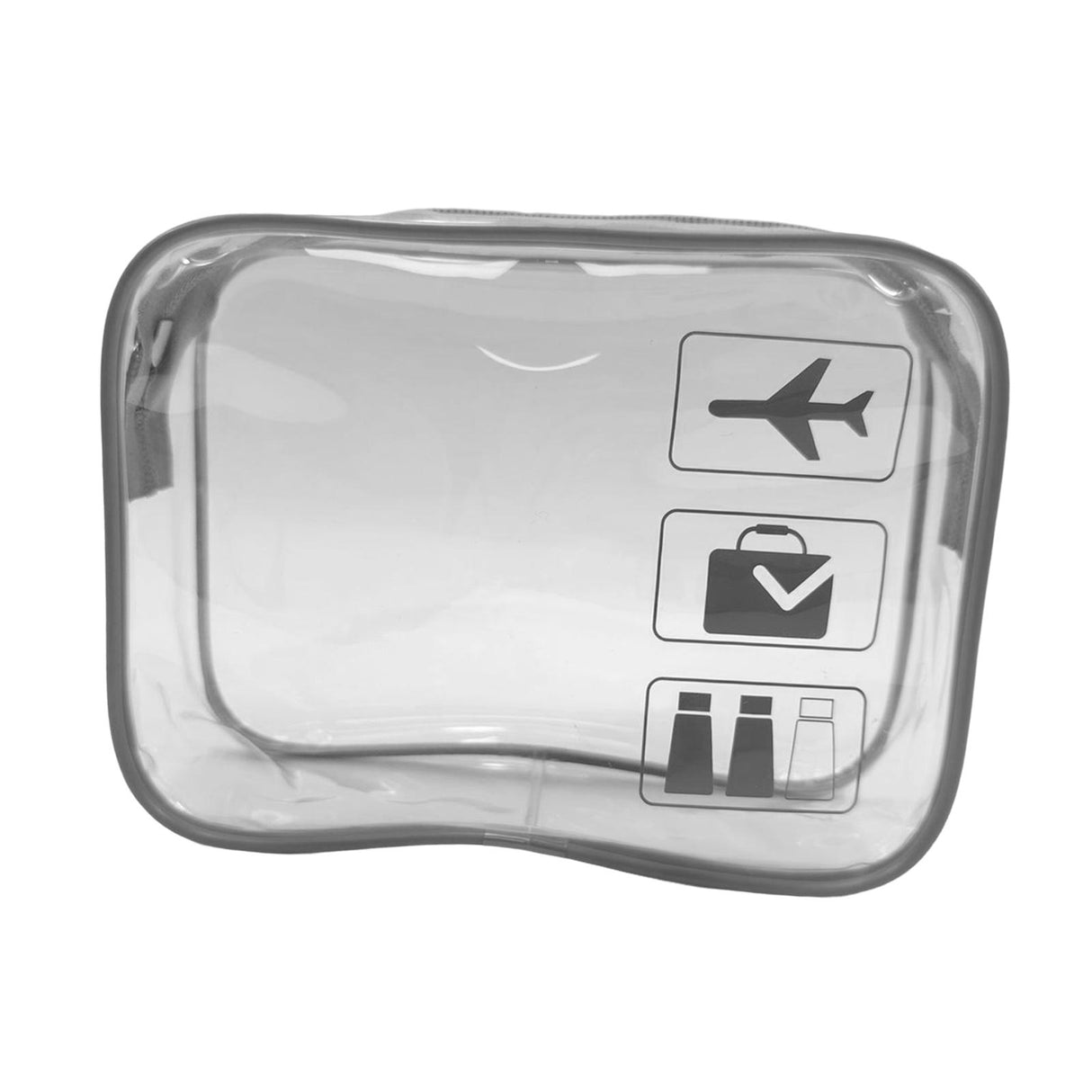 TSA 3-1-1 Approved Toiletry Bag Clear Toiletry Bag- 1 Qt.