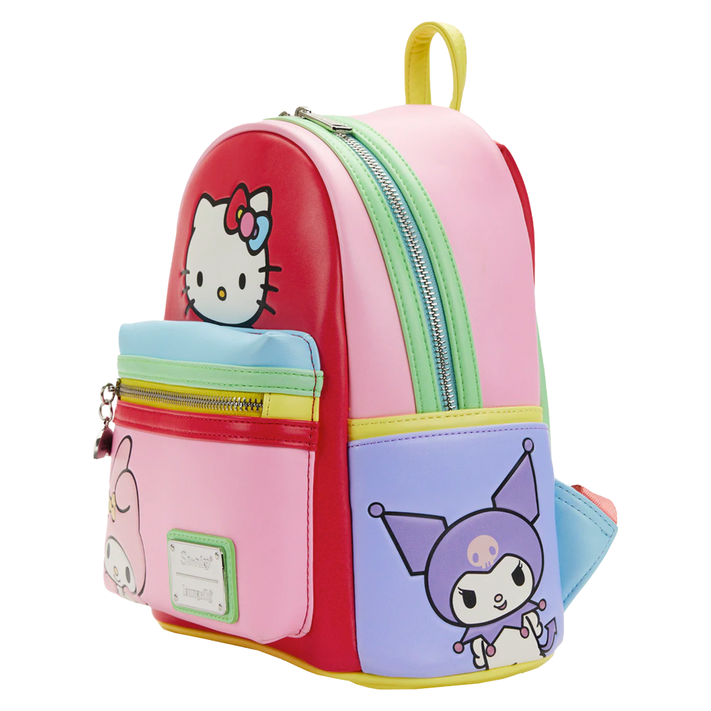 Loungefly: Sanrio - Hello Kitty And Friends Color Block Mini Backpack