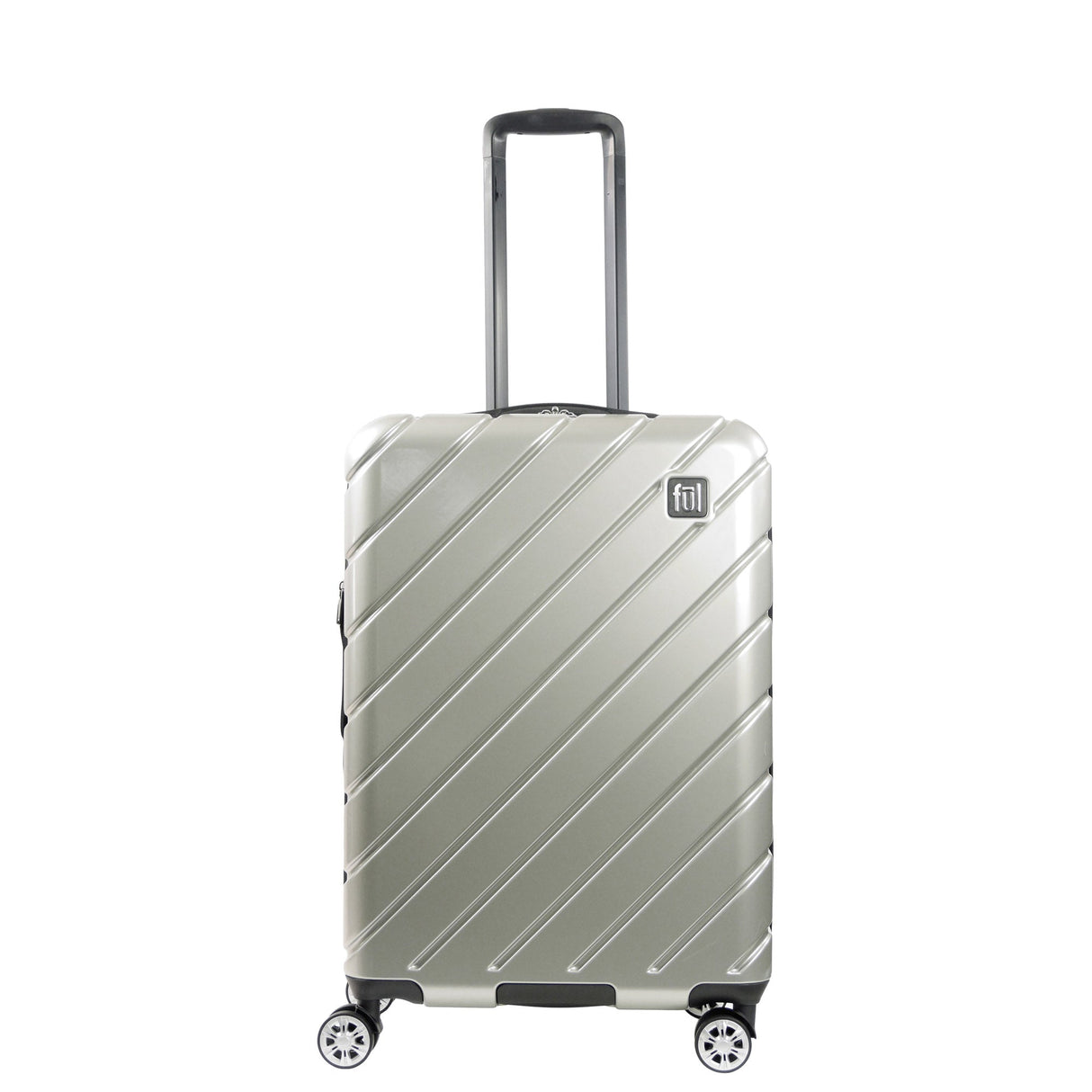 Ful Velocity 27" Expandable Hardside Spinner Luggage, Silver