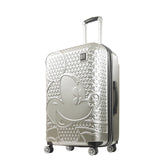 Mickey Mouse Rolling Luggage FŪL Disney Suitcase 30" Silver