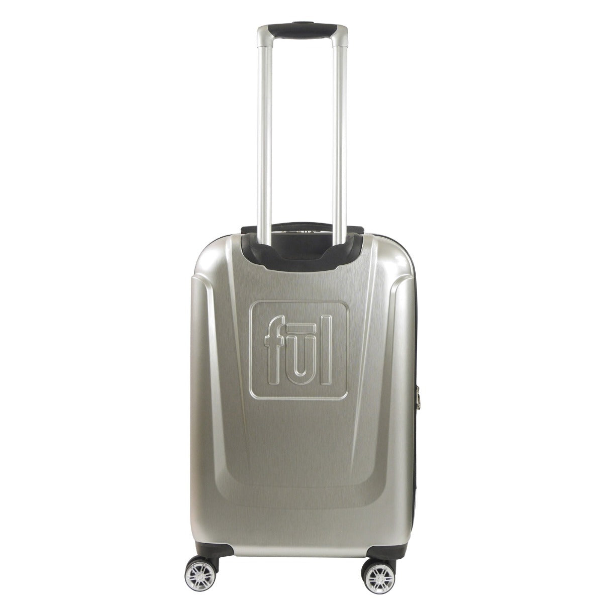 Mickey Mouse Rolling Luggage FŪL Disney Luggage 26" Silver