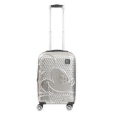 Mickey Mouse Rolling Luggage FŪL Disney Luggage 22.5" Silver