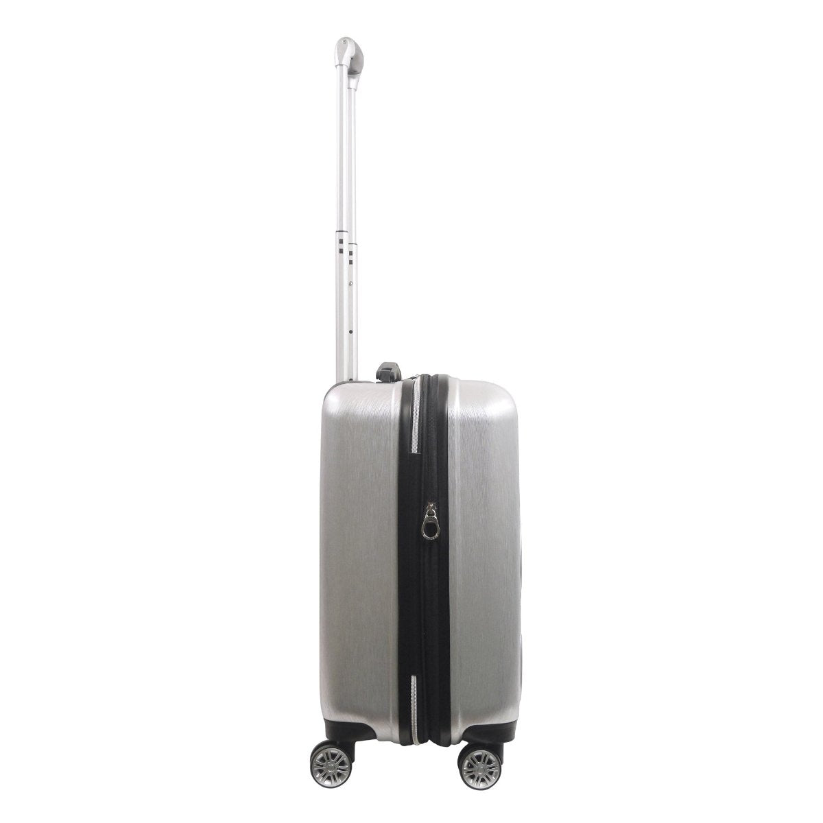 Peanuts Snoopy & Woodstock Silver 22" Carry-on Spinner Luggage
