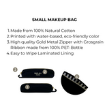 Small Makeup Bag, Black