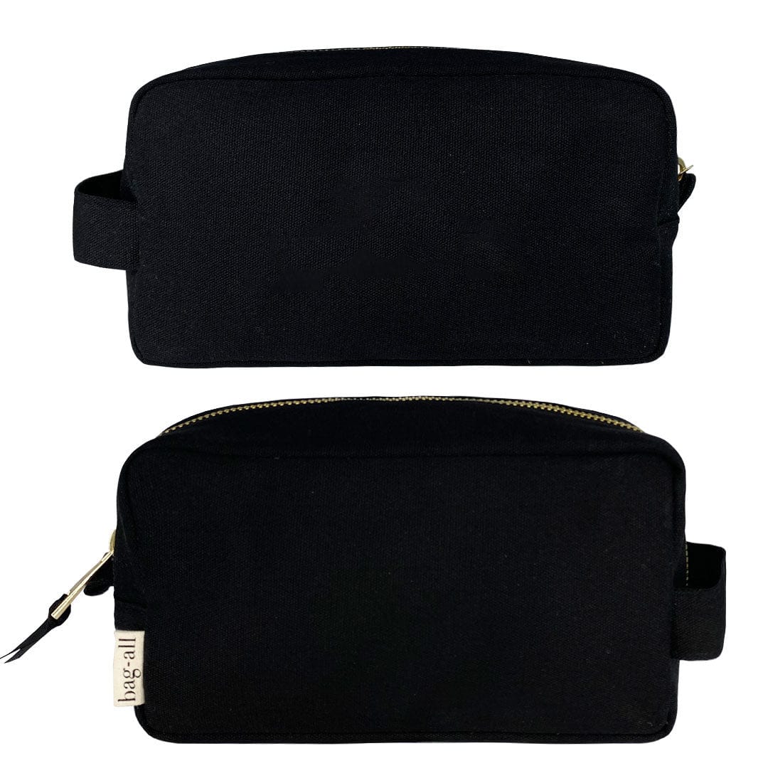 Toiletry Bag - Organizing Pouch, Large, Black