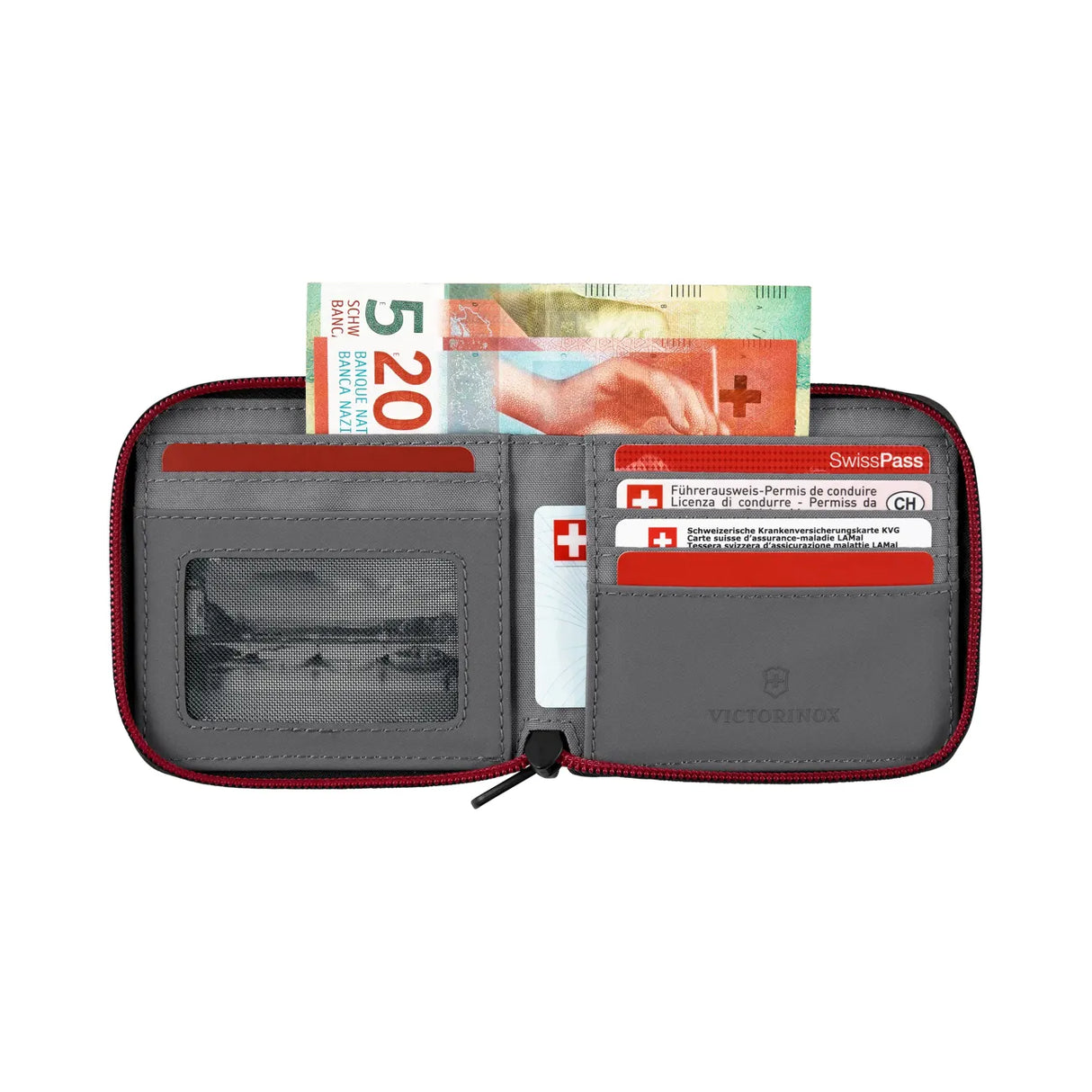 Travel Essential Zip-Around Wallet, by Victorinox