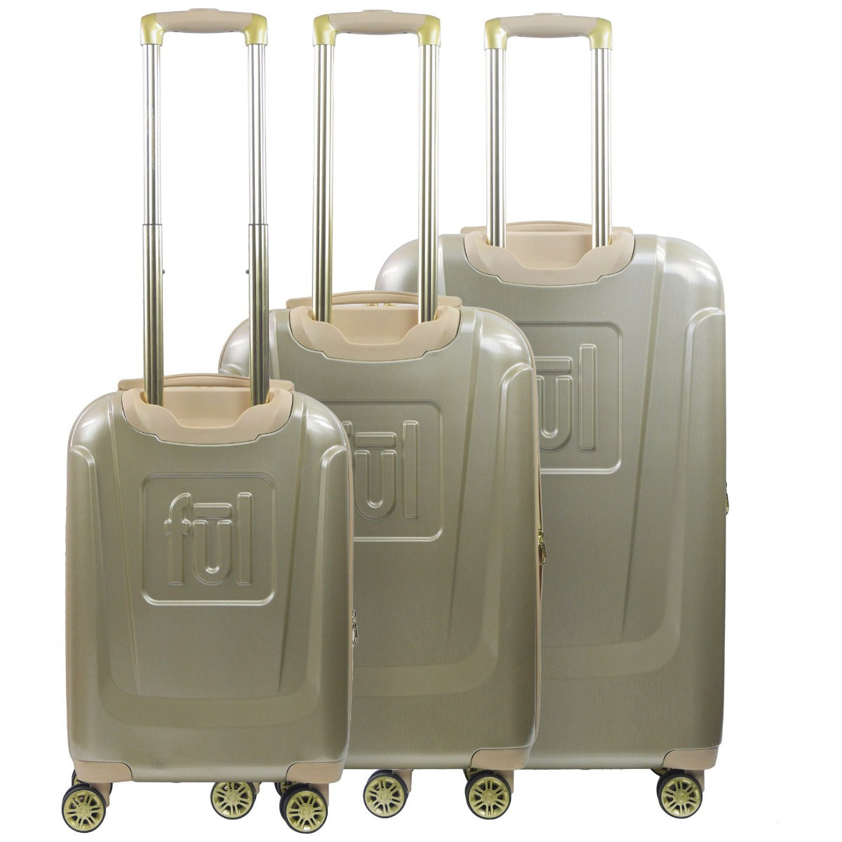 Disney Minnie Mouse Rolling Luggage 3 Piece Set Taupe