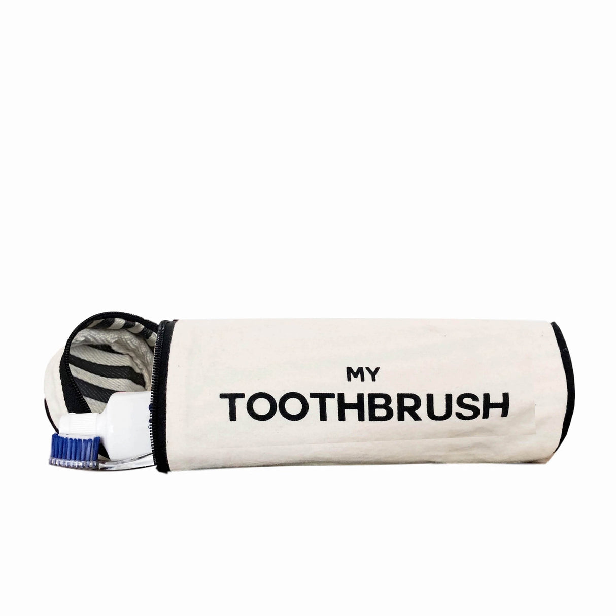 Toothbrush Travel Case, Cream