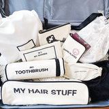 Hair Stuff Travel Case, Cream