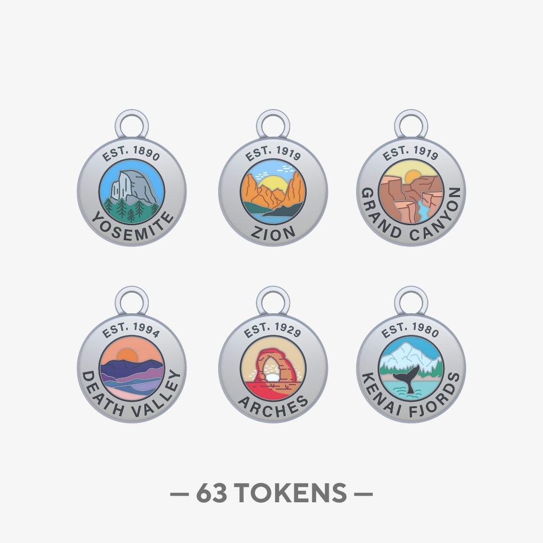 US National Park Tokens