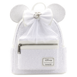 Loungefly: Disney - Minnie Sequin Wedding Mini Backpack