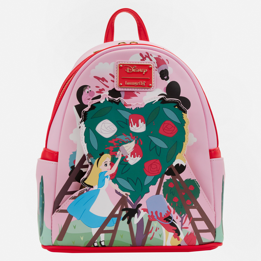 Loungefly: Disney Alice in Wonderland - Painting The Roses Red Mini Backpack