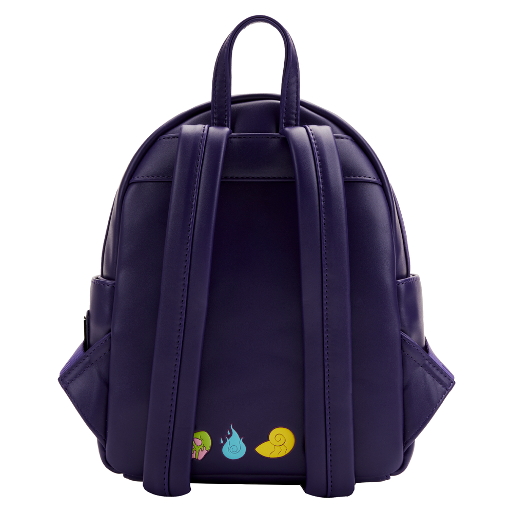 Loungefly: Disney Villains Triple Pocket Glow In The Dark Mini Backpack