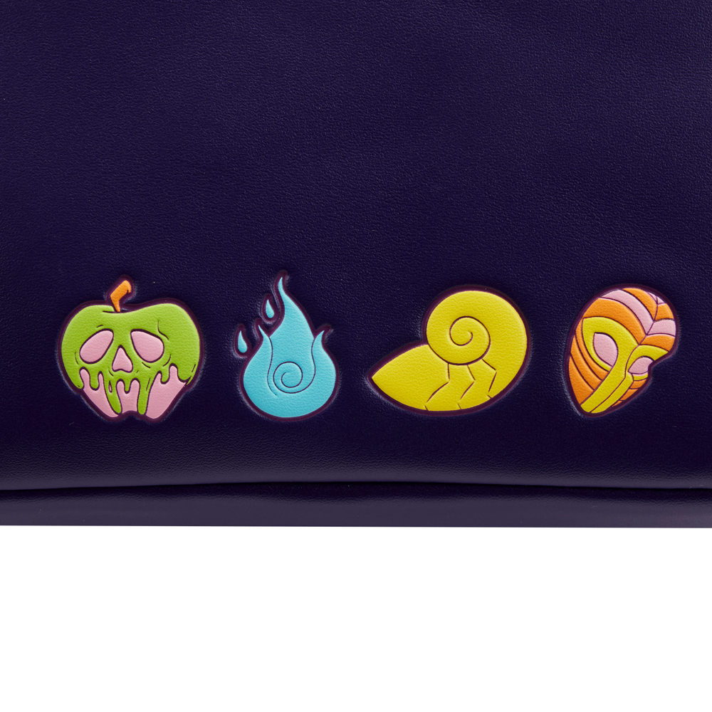 Loungefly: Disney Villains Triple Pocket Glow In The Dark Mini Backpack