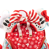 Loungefly: Disney - Minnie and Mickey Snowman Mini Backpack and Headband Set