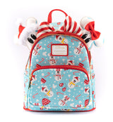 Loungefly: Disney - Minnie and Mickey Snowman Mini Backpack and Headband Set