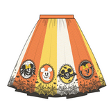 Stitch Shoppe by Loungefly: Disney Mickey and Minnie Candy Corn Sandy Skirt