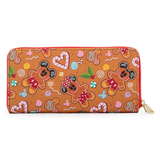 Loungefly: Disney Gingerbread AOP Zip Around Wallet