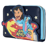 Loungefly: Disney Lilo And Stitch Space Adventure Zip Around Wallet