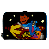 Loungefly: Disney Lilo And Stitch Space Adventure Zip Around Wallet