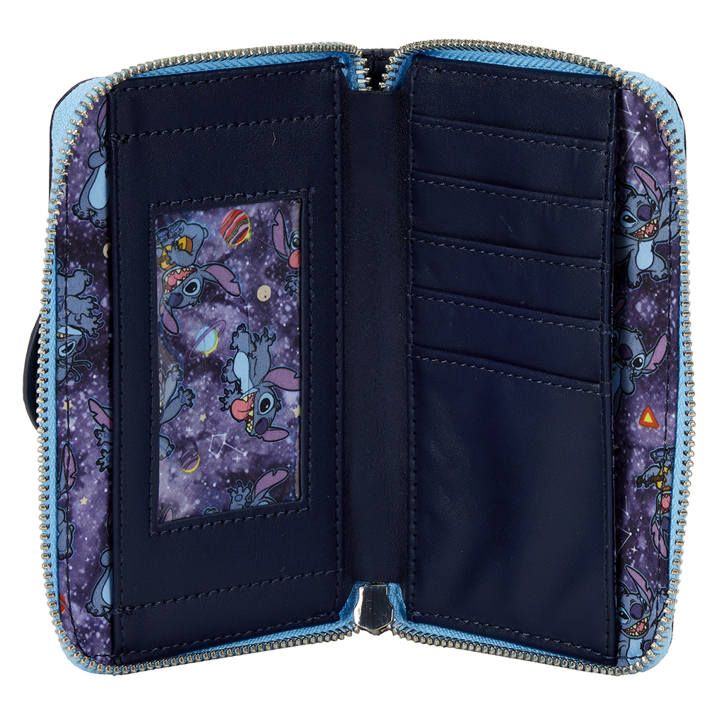 Loungefly: Disney Lilo And Stitch Space Adventure Zip Around Wallet