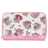 Loungefly: Disney Princess Tattoo Aop Zip Around Wallet