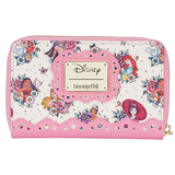 Loungefly: Disney Princess Tattoo Aop Zip Around Wallet