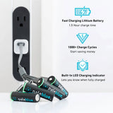 AA 4-Pack Rechargeable Batteries by Pale Blue