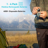 AA 4-Pack Rechargeable Batteries by Pale Blue
