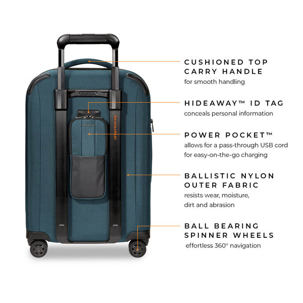 ZDX Collection 21" International Carry-on Expandable Spinner by Briggs & Riley (ZXU121SPX)