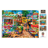 Farmer's Market - Sale on the Square 750 Piece Jigsaw Puzzle