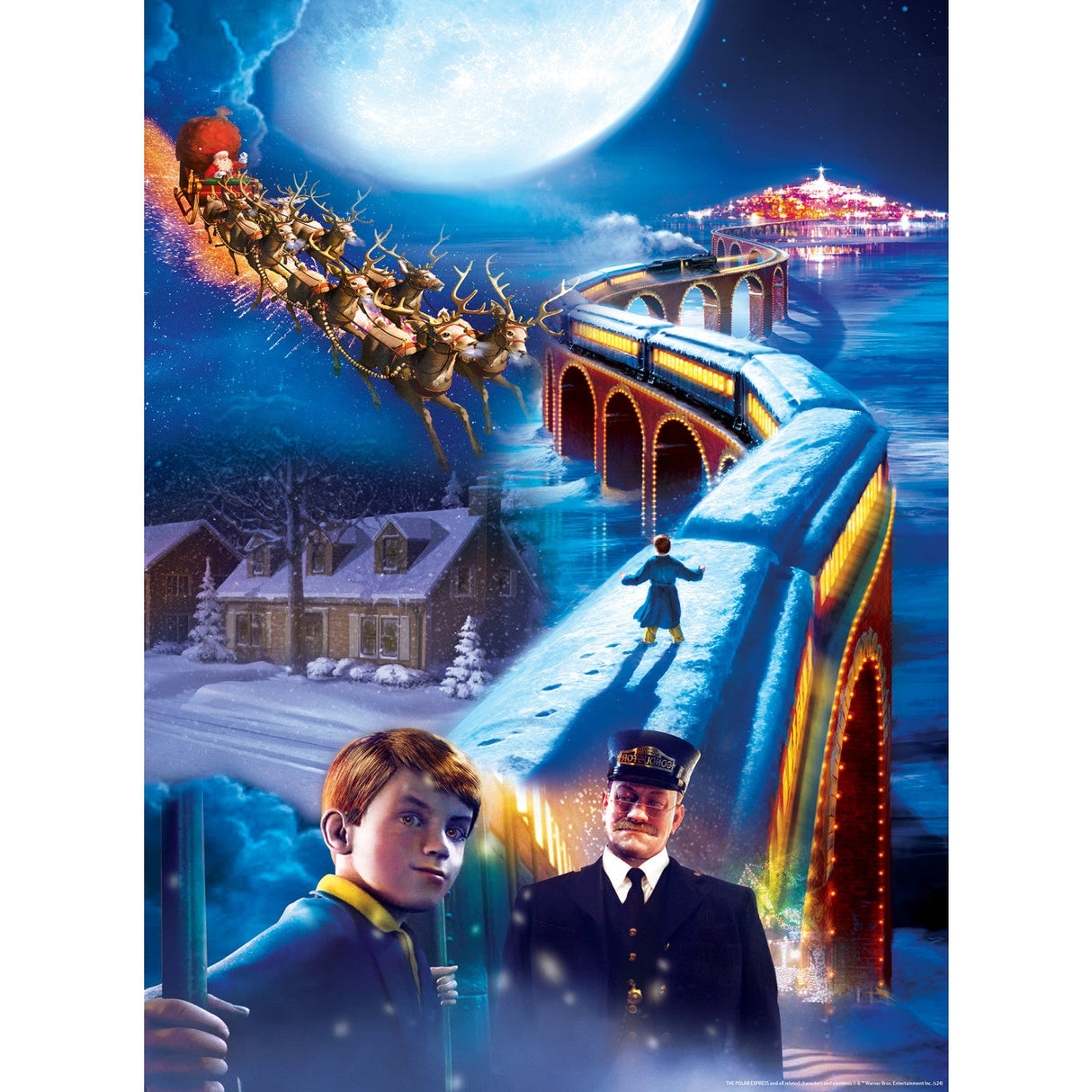 The Polar Express 3-pack 500 Piece Jigsaw Puzzle