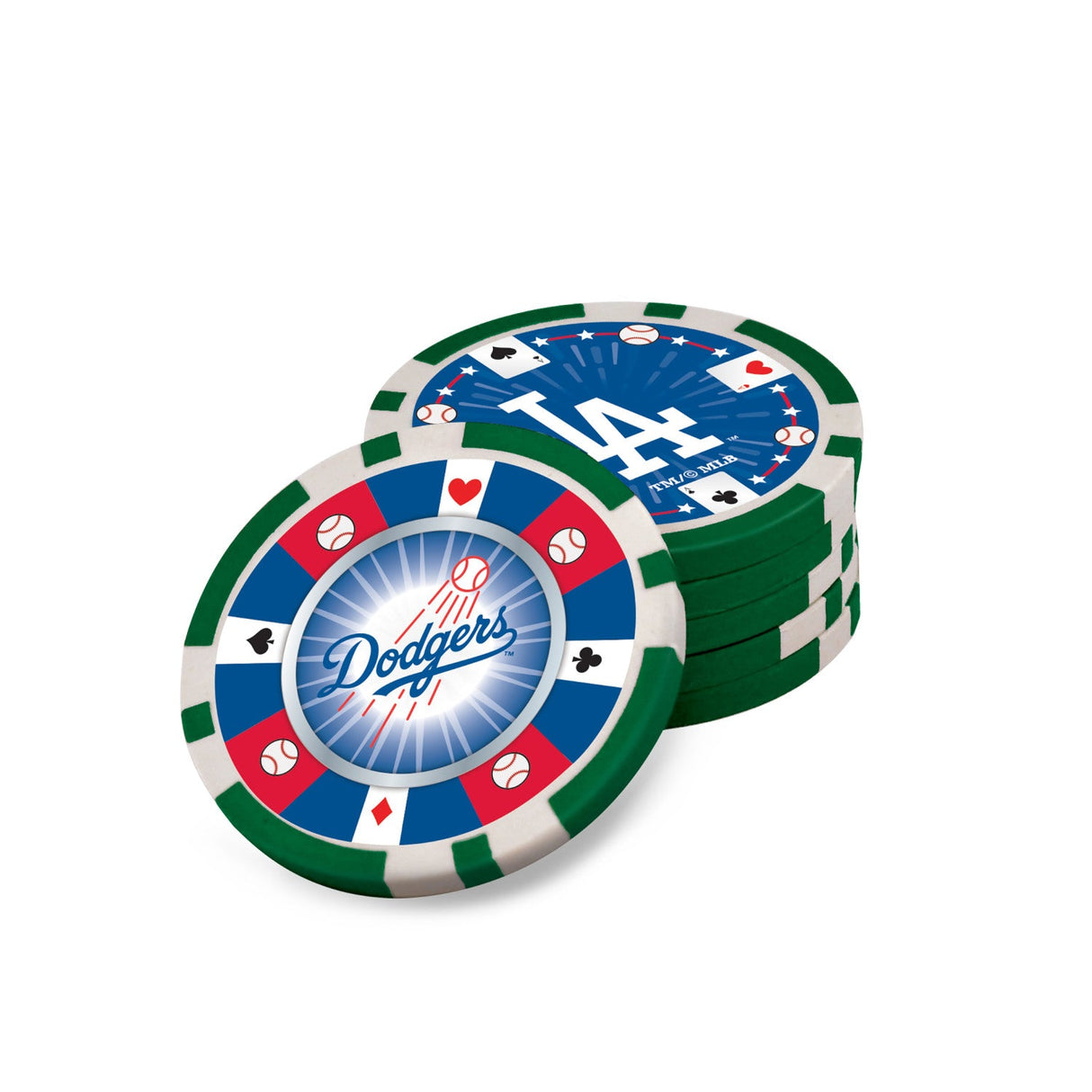 Los Angeles Dodgers 300 Piece Poker Set