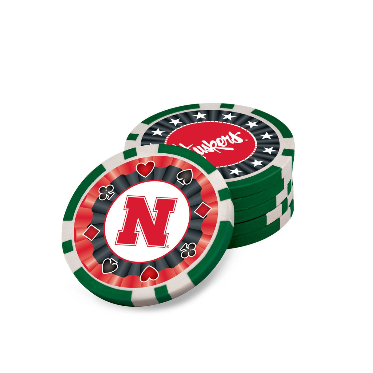 Nebraska Cornhuskers 300 Piece Poker Set