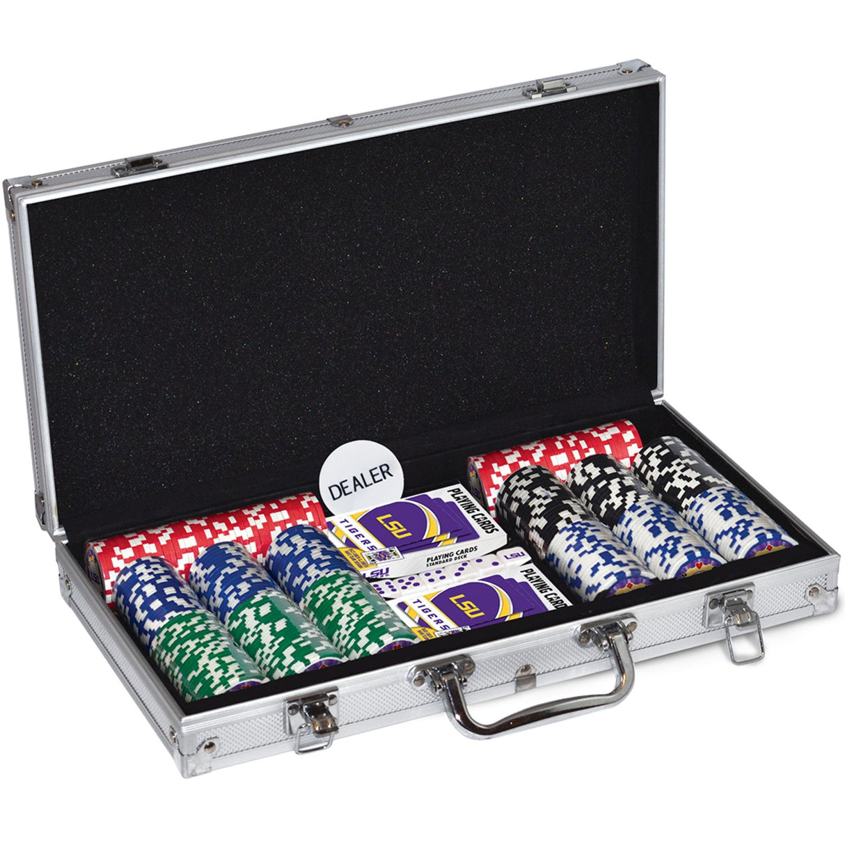 LSU Tigers 300 Piece Poker Set