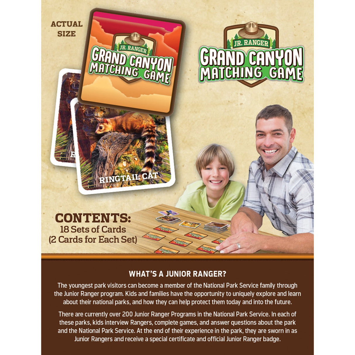 Jr. Ranger - Grand Cayon Matching Game