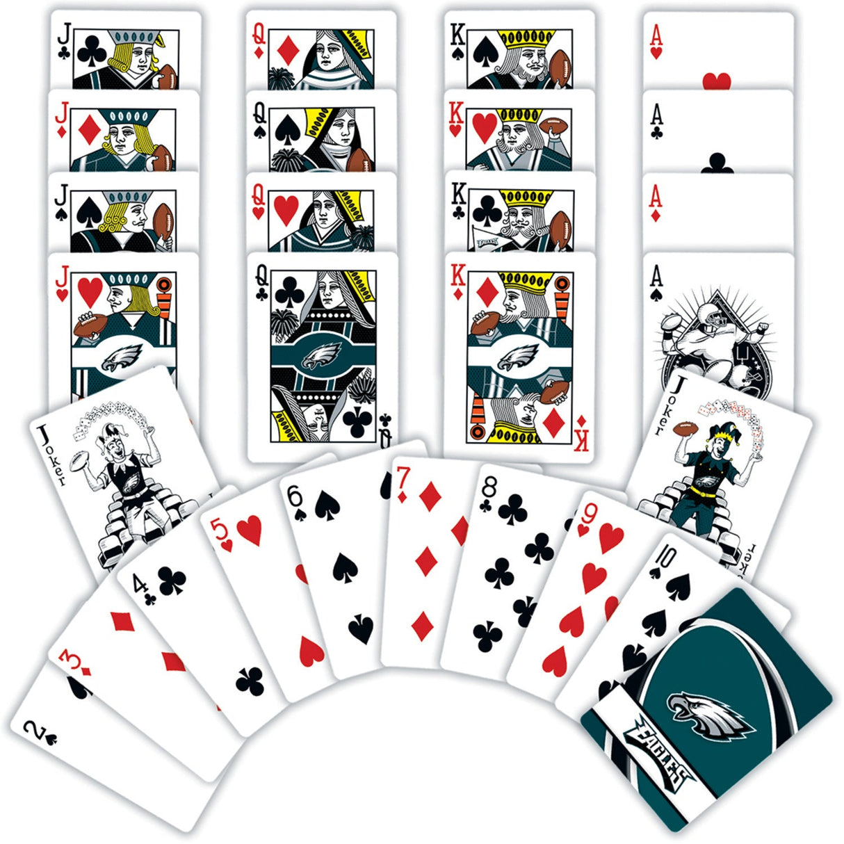 Philadelphia Eagles Playing Cards - 54 Card Deck