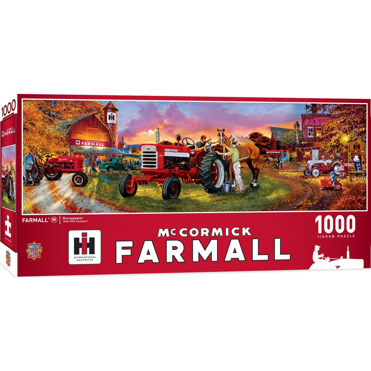 Farmall - Horsepower 1000 Piece Panoramic Jigsaw Puzzle