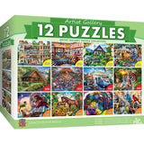 Artist Gallery Jigsaw Puzzle Collection - 12 Pack