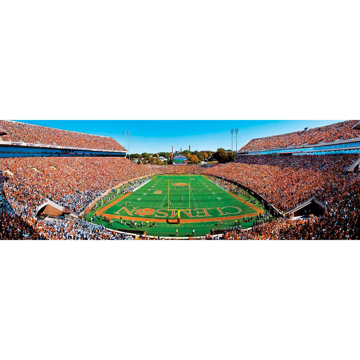 Clemson Tigers - 1000 Piece Panoramic Jigsaw Puzzle - End View