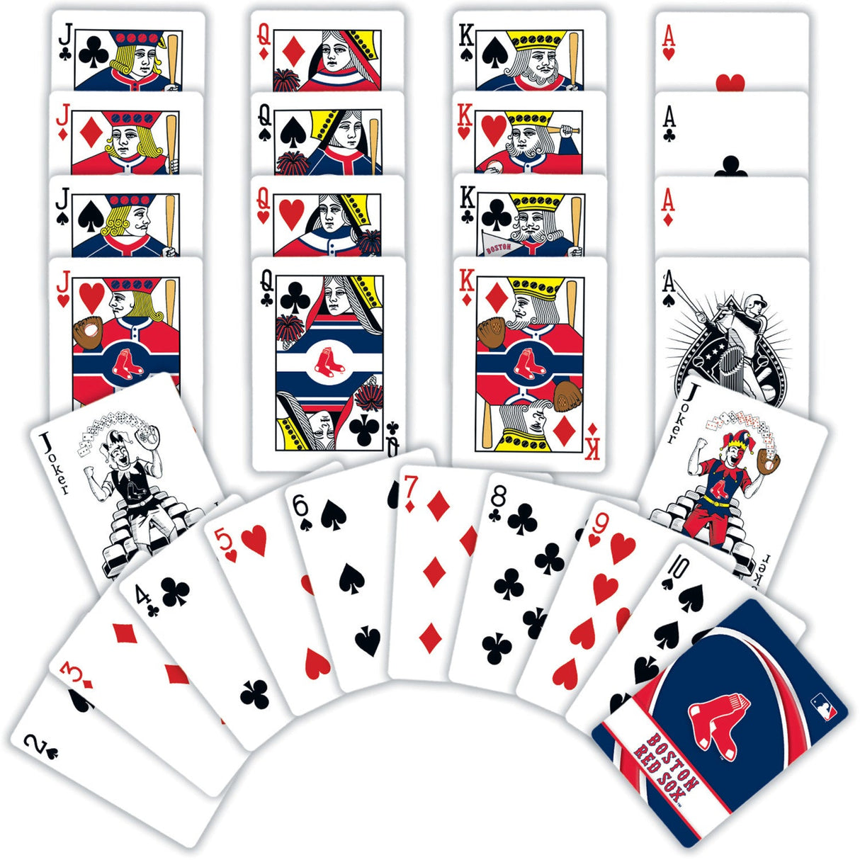 Boston Red Sox Playing Cards - 54 Card Deck