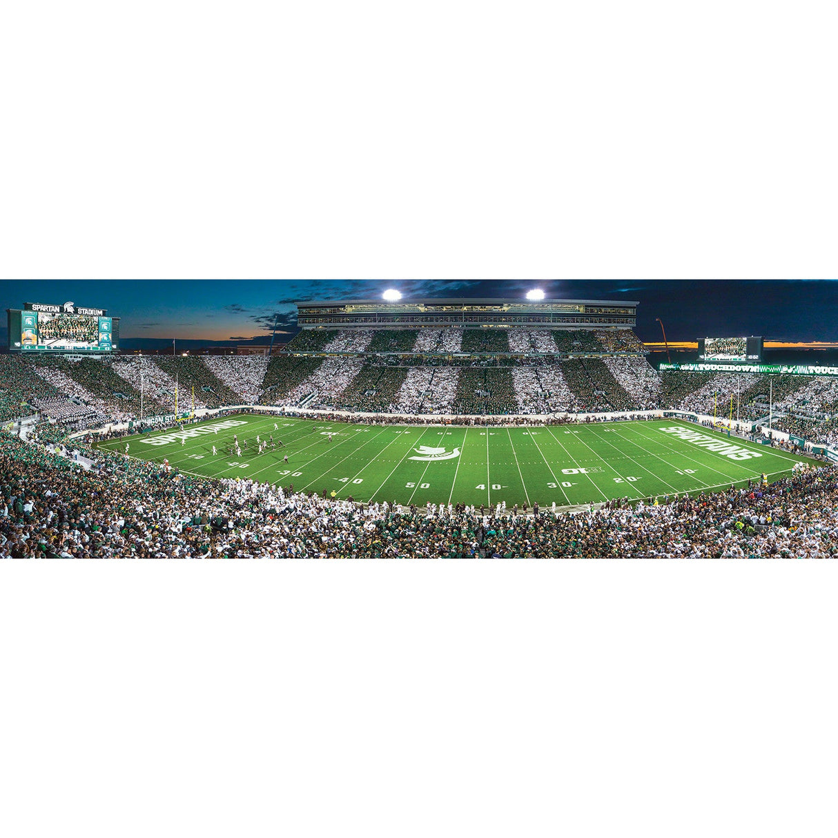 Michigan State Spartans - 1000 Piece Panoramic Jigsaw Puzzle