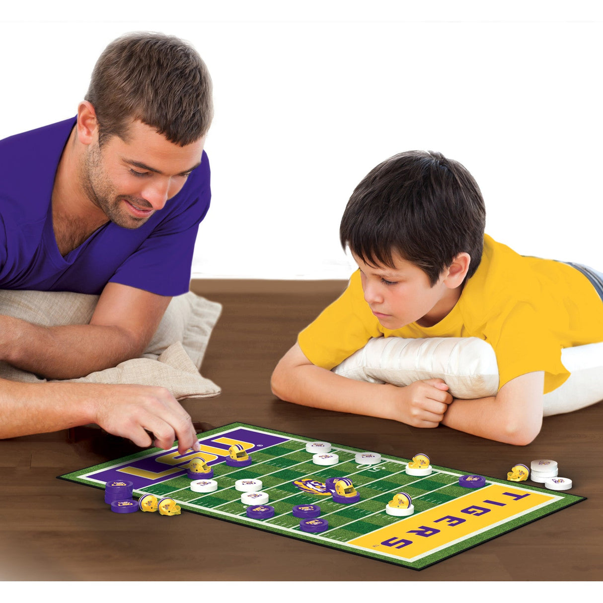 LSU Tigers Checkers Board Game