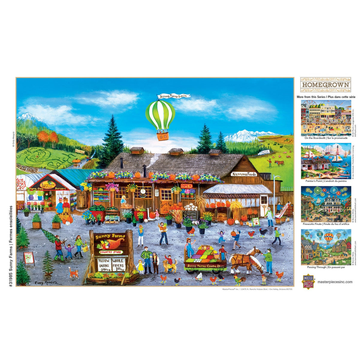 Homegrown - Sunny Farms 750 Piece Jigsaw Puzzle