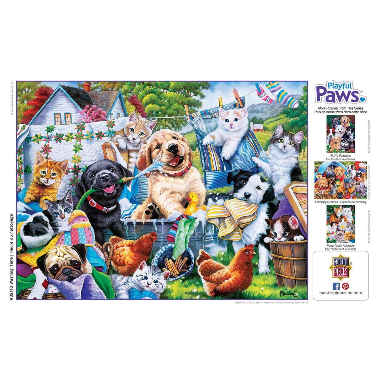 Playful Paws - Washing Time 300 Piece EZ Grip Jigsaw Puzzle