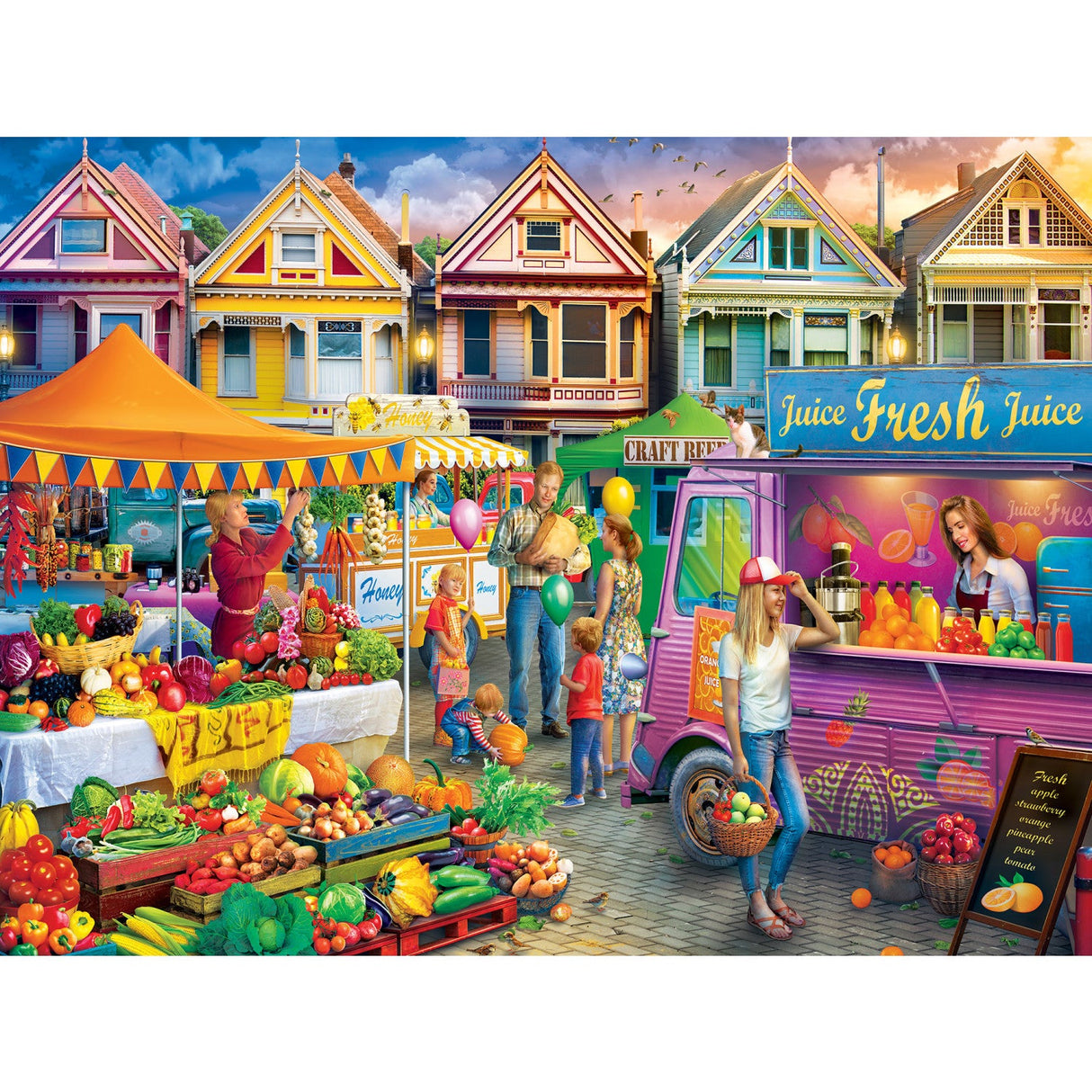 Farmer's Market - Weekend Market 750 Piece Jigsaw Puzzle