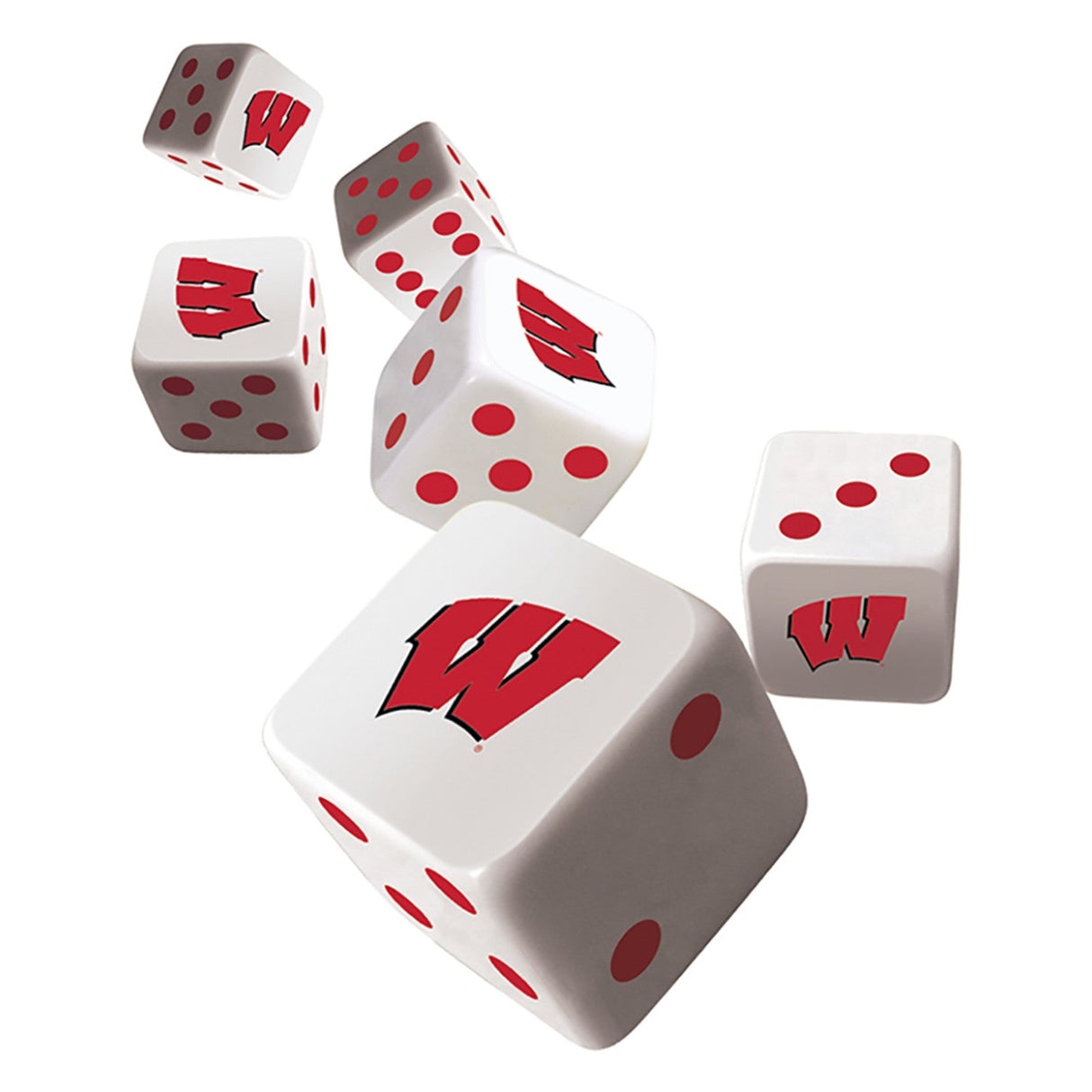 Wisconsin Badgers Dice Set